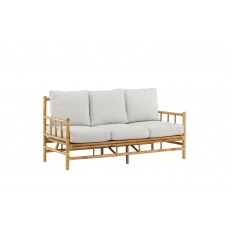 Cane 3 personers Sofa - Lysegrå,Natur