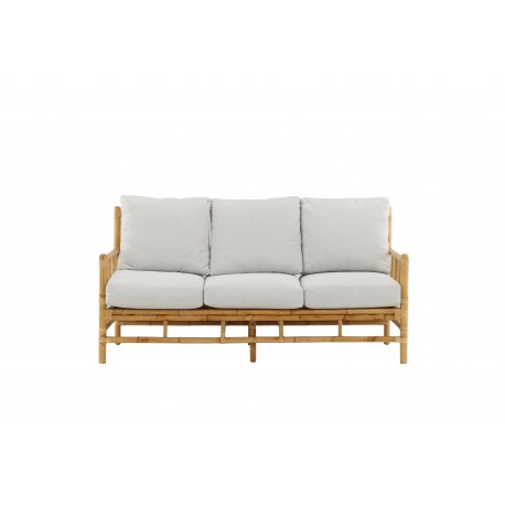 Cane 3 personers Sofa - Lysegrå,Natur