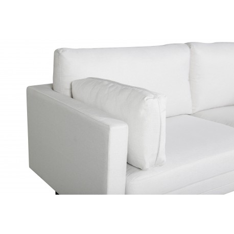 Boom 3 personers Sofa - Sort og Lys beige