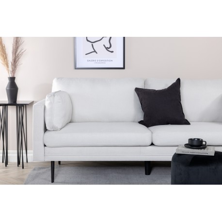 Boom 3 personers Sofa - Sort og Lys beige