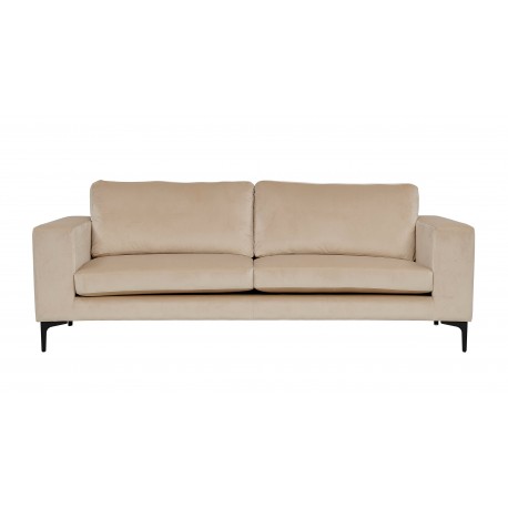 Bolero 3 personers Sofa - Beige og Sort