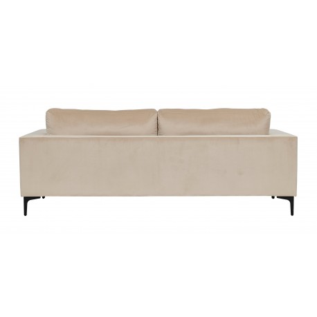 Bolero 3 personers Sofa - Beige og Sort