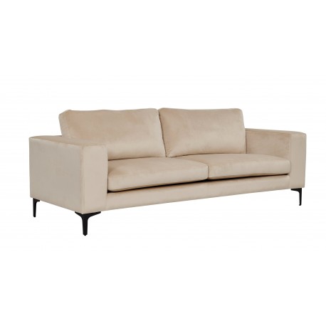 Bolero 3 personers Sofa - Beige og Sort