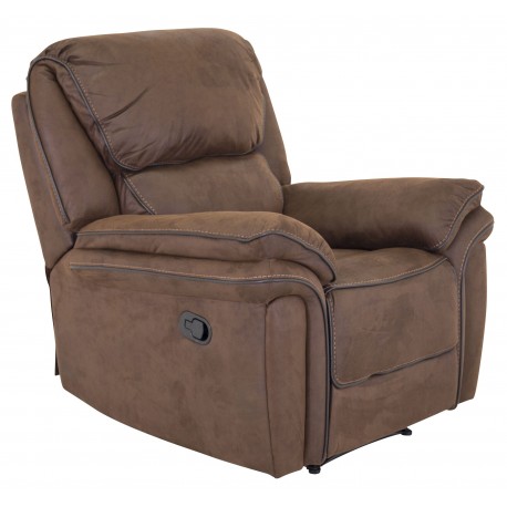 Saranda Recliner Lænestol - Brun Mikrofiber