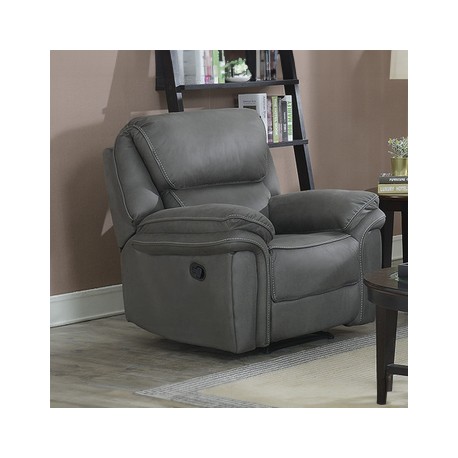 Saranda Recliner Lænestol - Grå Microfiber stof