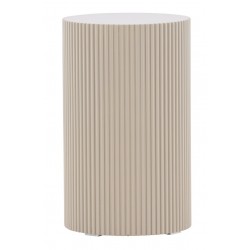 Lenox Sidebord Ø30cm - Beige