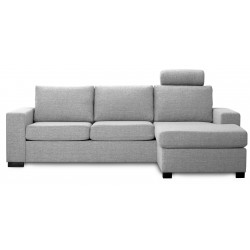 Carl Chaiselong sofa lysgrå vendbar