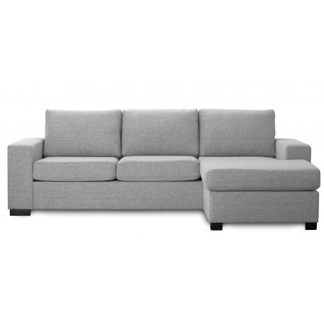 Detroit Chaiselong sofa lysgrå vendbar