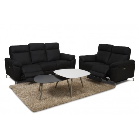 Selesta 2 Personers sofa Sort Stof