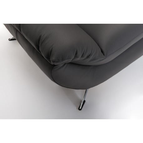 Taastrup 3 + 2 pers sofa semianilin læder