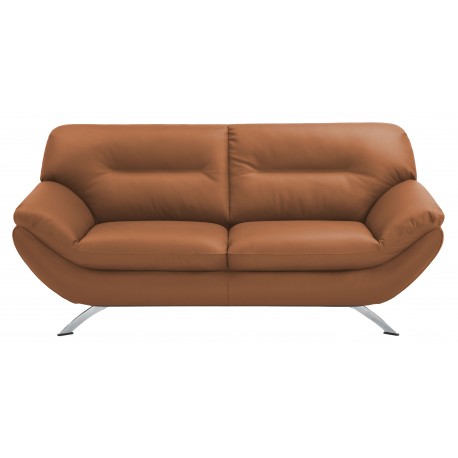 Hjort knudsen Taastrup 3 + 2 pers sofa cognac semianilin læder