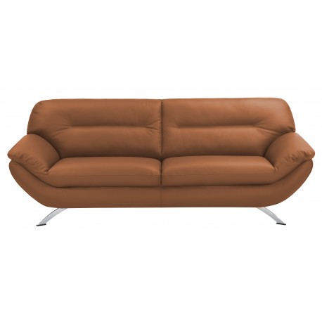 Hjort knudsen Taastrup 3 + 2 pers sofa cognac semianilin læder