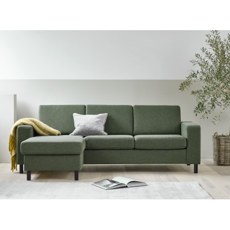 Pan Chaiselong sofa Mørkegrå vendbar