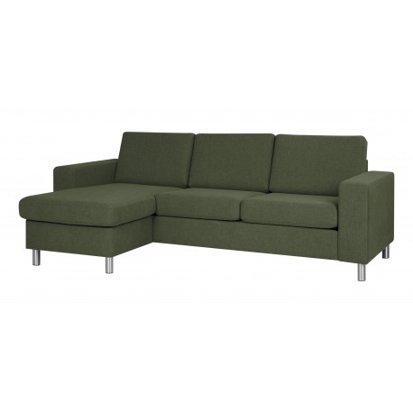 Pan Chaiselong sofa Mørkegrå vendbar