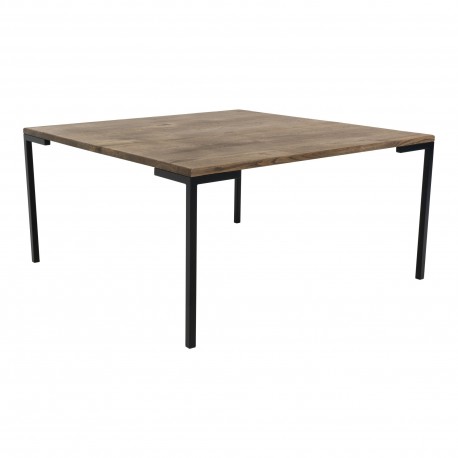 Lugano Sofabord - Sofabord i smoked olieret eg 90x90 cm