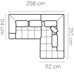 Højrevendt MAGNETIC Chaiselong