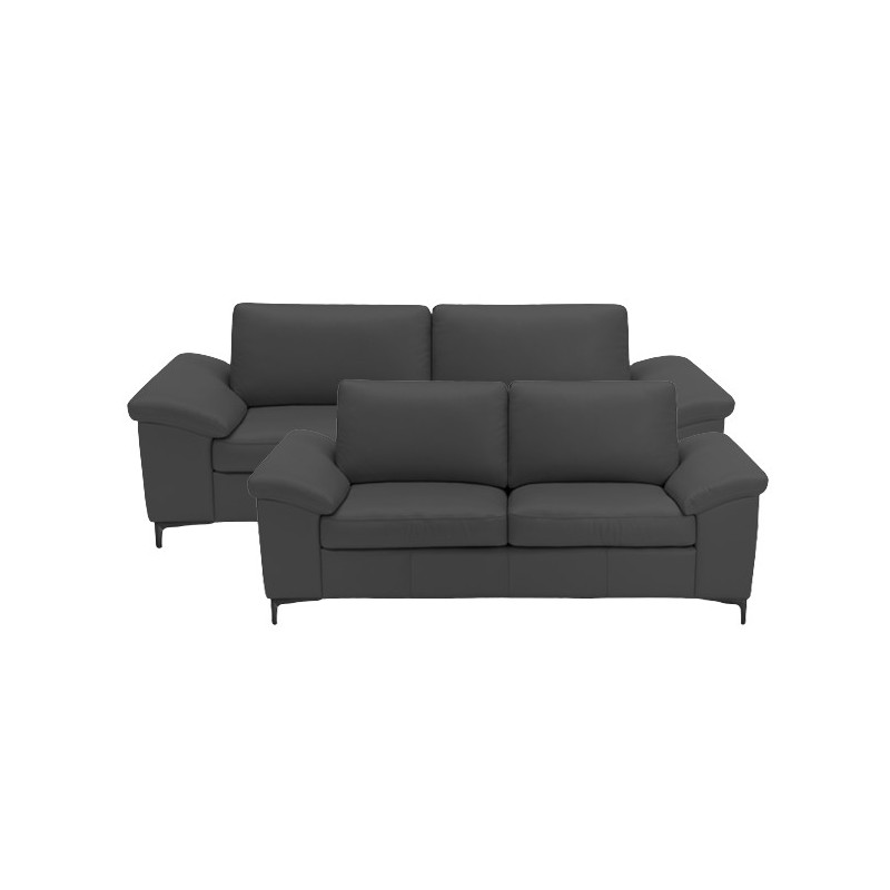 Hjort knudsen Børkop 3 + 2 pers sofa sort