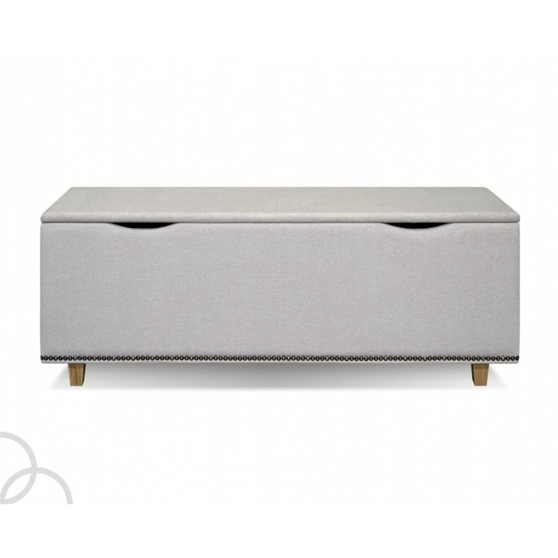 BASIC SLIM  SENGEKISTE / PUF MED OPBEVARING