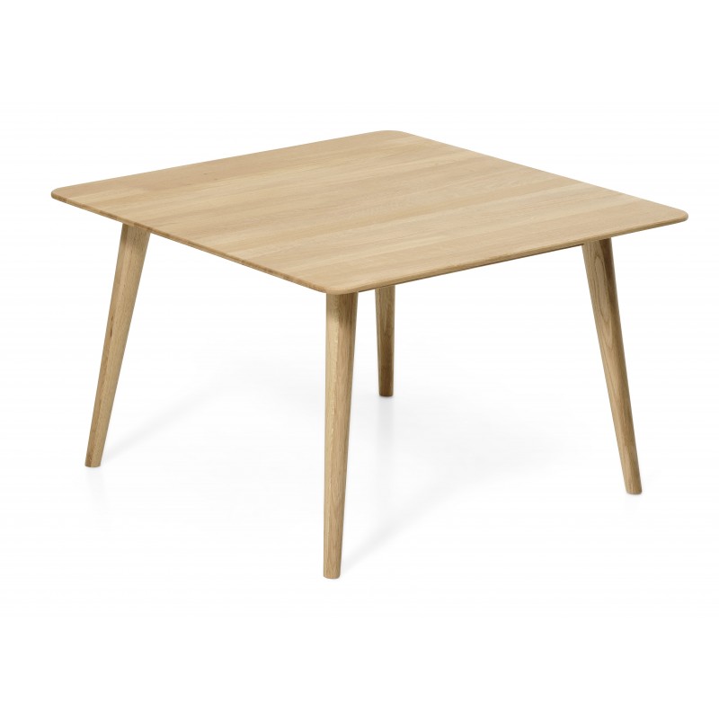 Ærø Sofabord Massiv naturolieret EG - 80x80 cm
