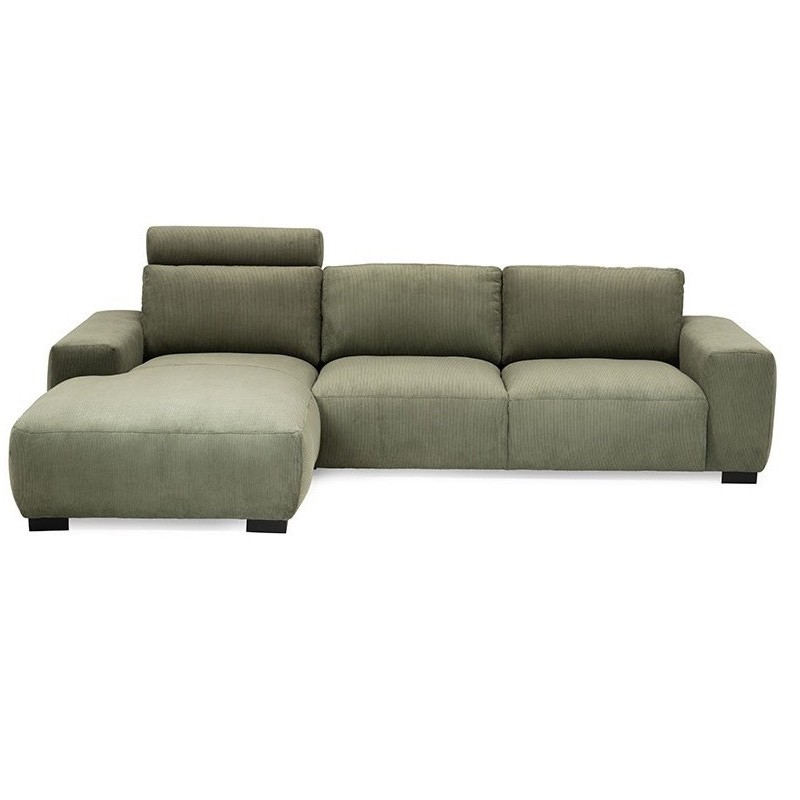 Hjort Knudsen Aarhus Chaiselong sofa venstrevendt Fløjl