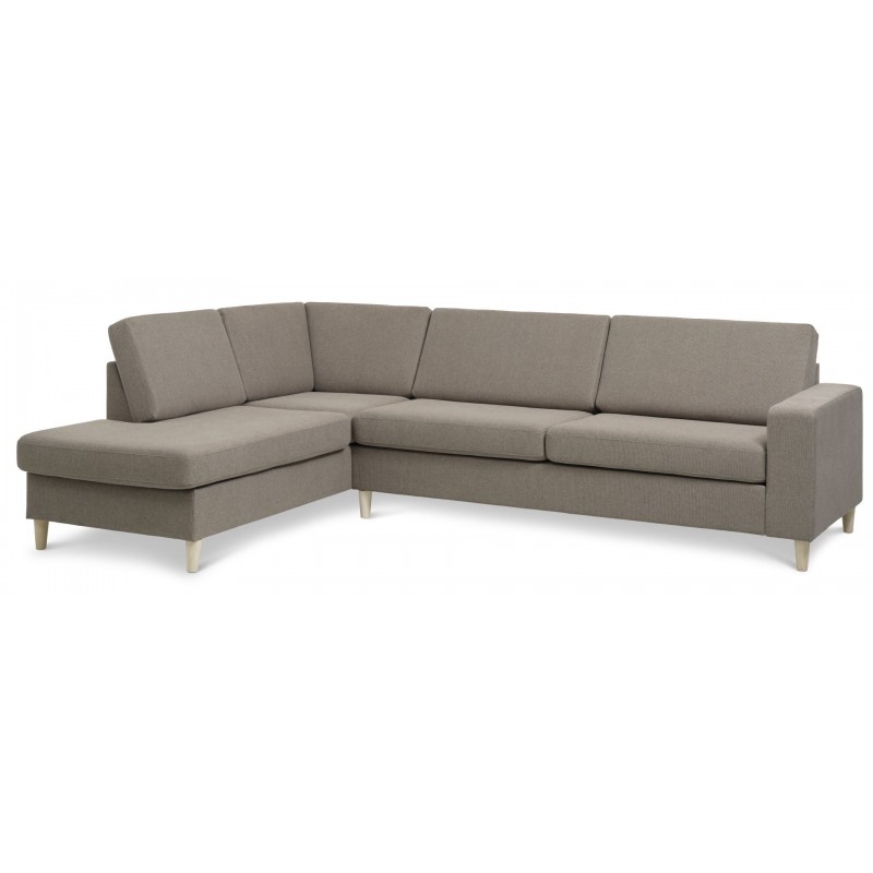 Thomas venstrevendt hjørnesofa med pufafslutning - Austin  Antelope