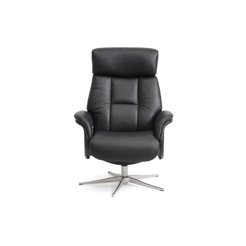 Mars lænestol - Sort læder