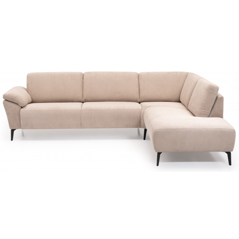 Hjort Knudsen Roskilde Hjørnesofa Fløjl - højrevendt