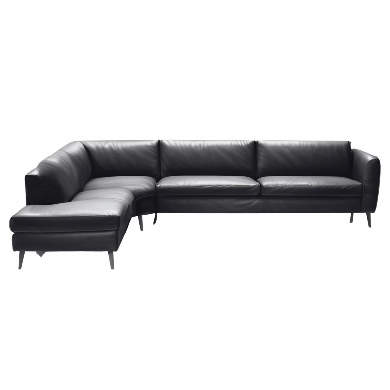 Hjort knudsen Randers hjørnesofa med open end venstrevendt læder