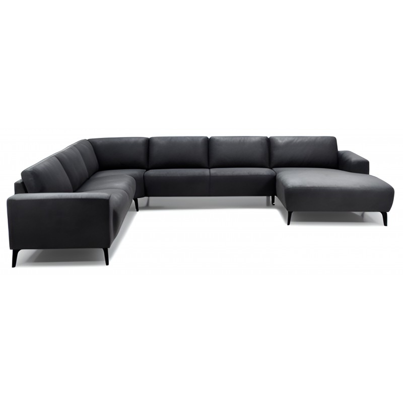 Hjort Knudsen Copenhagen Læderhjørnesofa Højrevendt