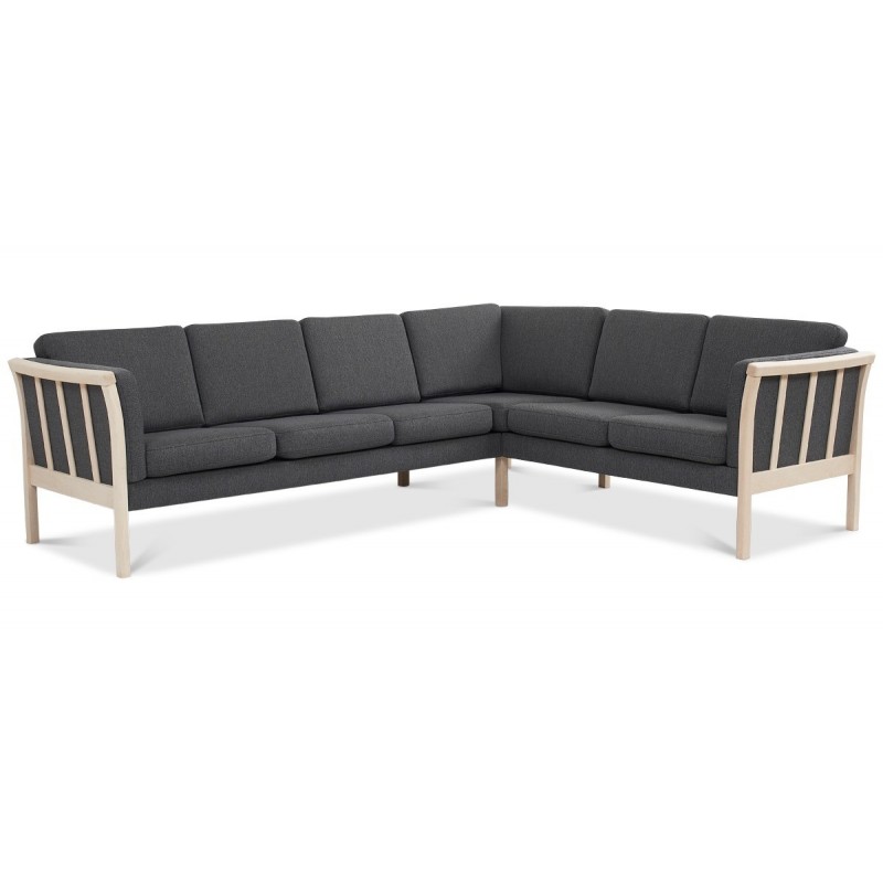 Dragør vendbar tremmesofa hjørnesofa - Stof