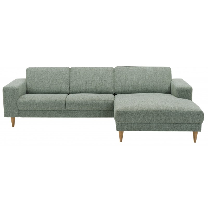 Hjort Knudsen Hadsten chaiselong sofa højrevendt Grøn stof