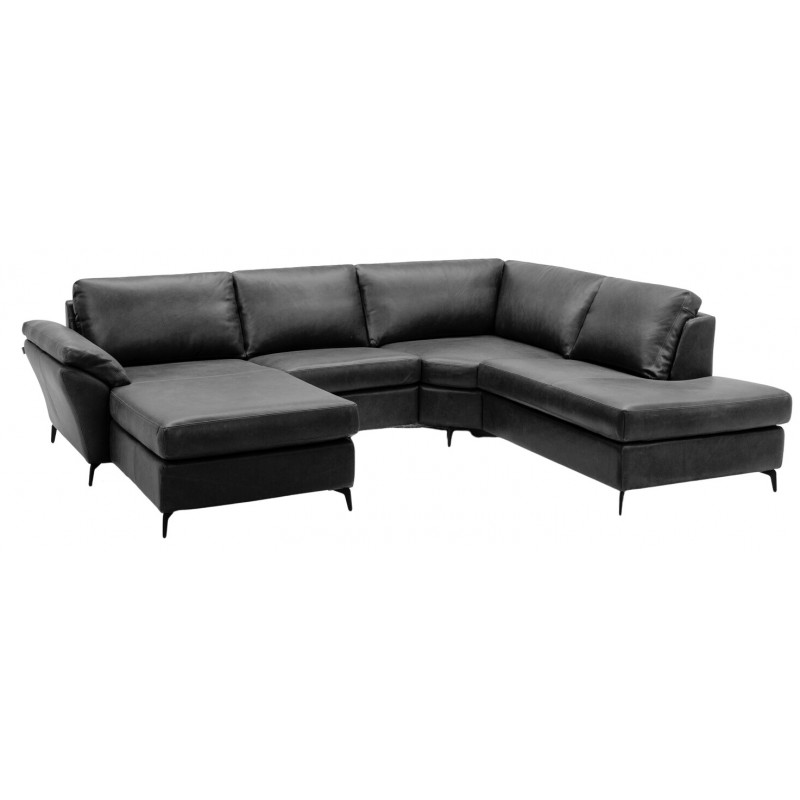 Hjort Knudsen Padborg U sofa med open ende - Venstrevendt