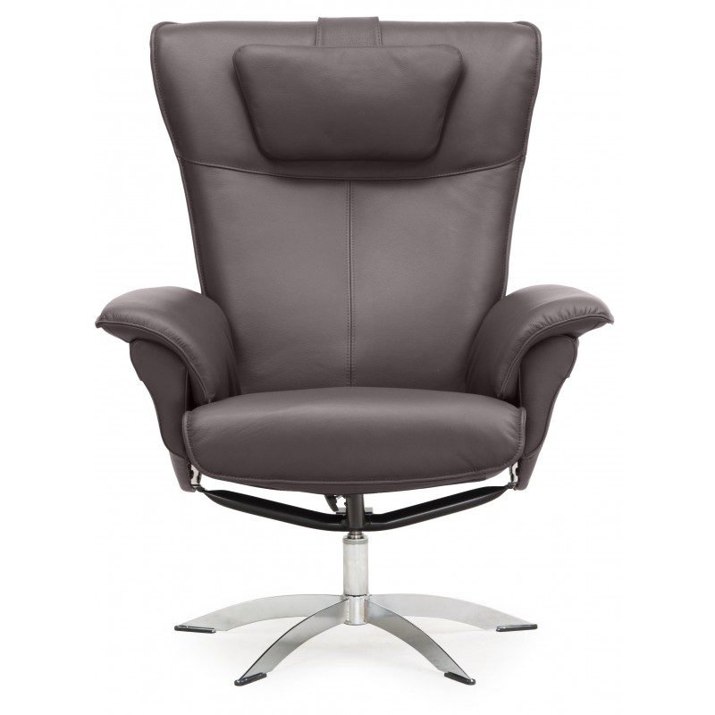 Hjort Knudsen Adam lænestol Semianilin læder