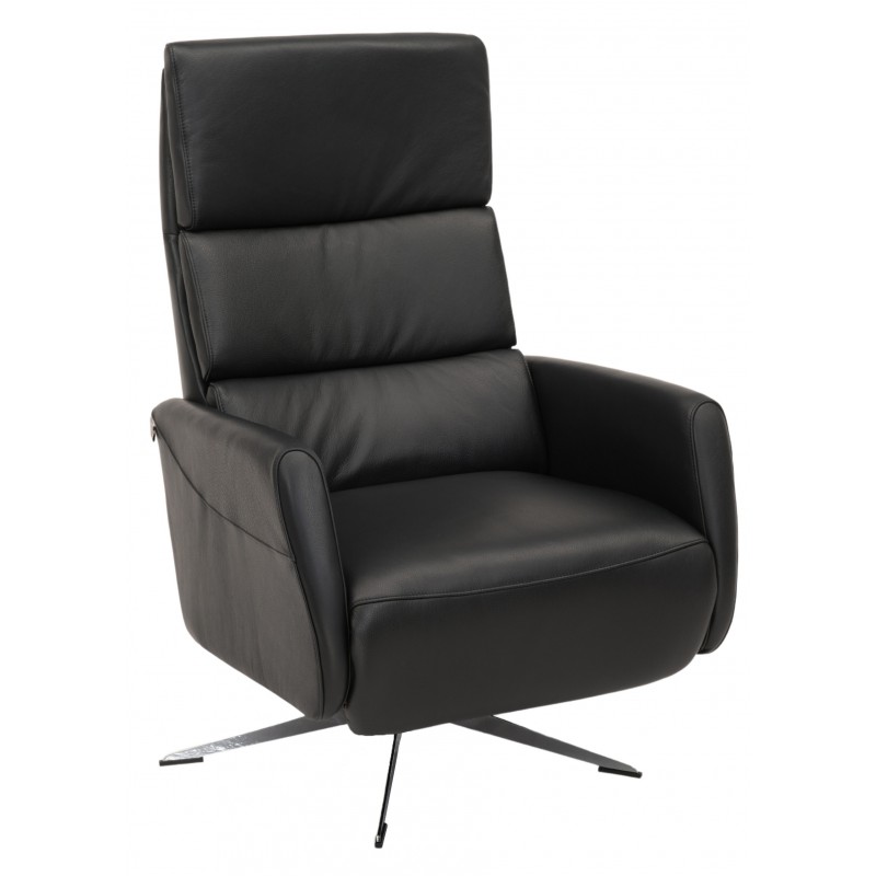 Hjort Knudsen Sanderum lænestol Semianilin læder