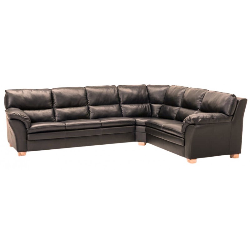 Hjort Knudsen Thisted Semianilin læderhjørnesofa - 32