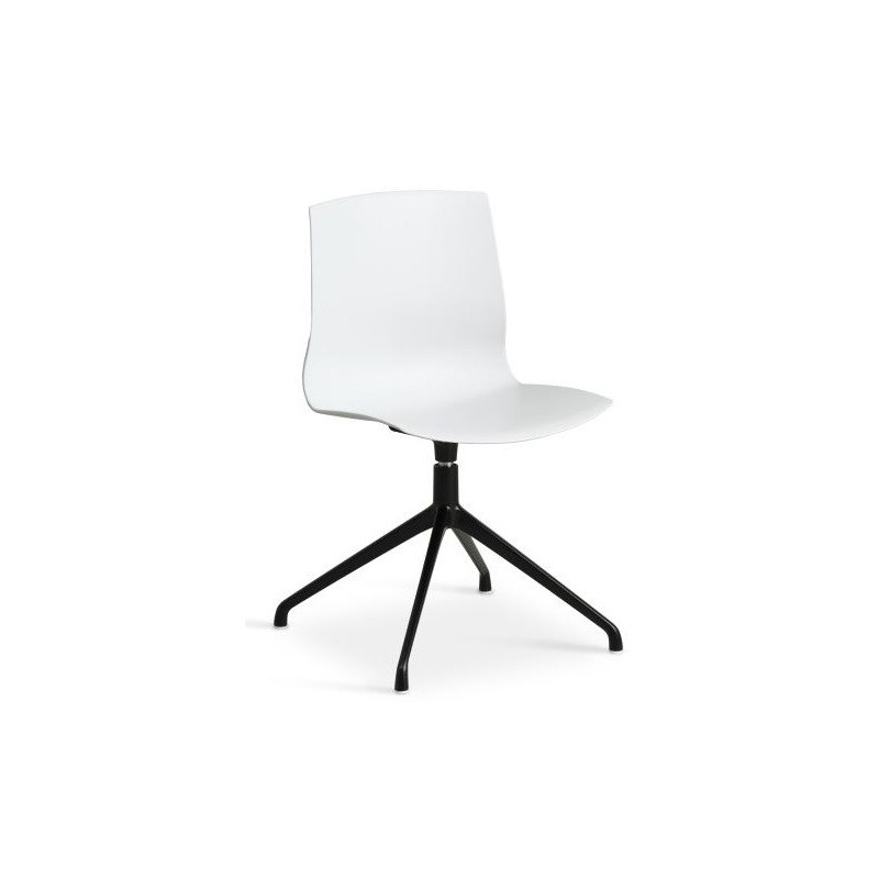 Liv - Spisebordsstol med drejestel - Hvid