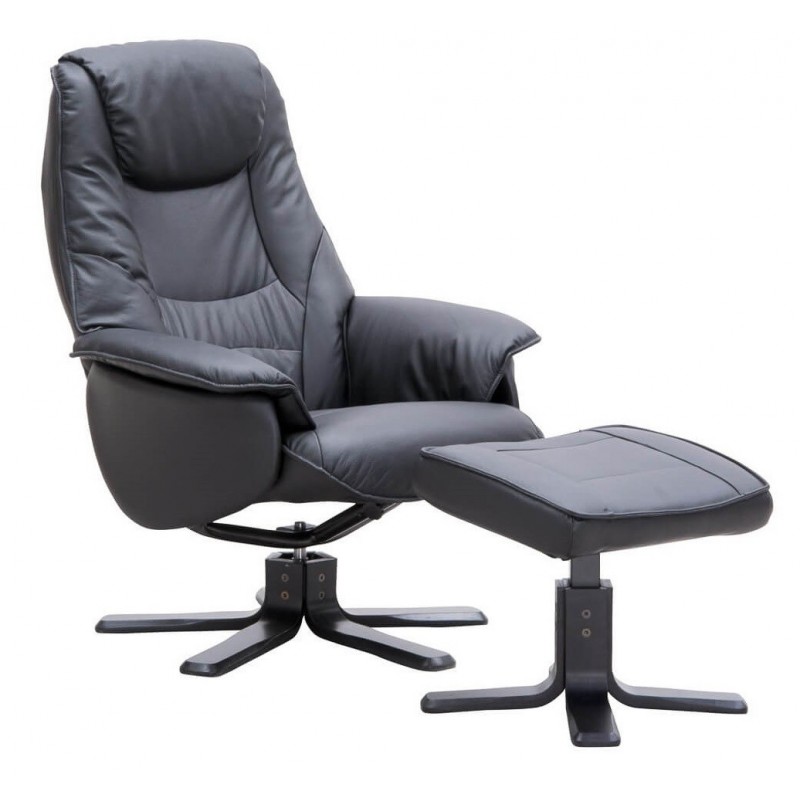 Hjort Knudsen Næsby Lænestol Semianilin læder