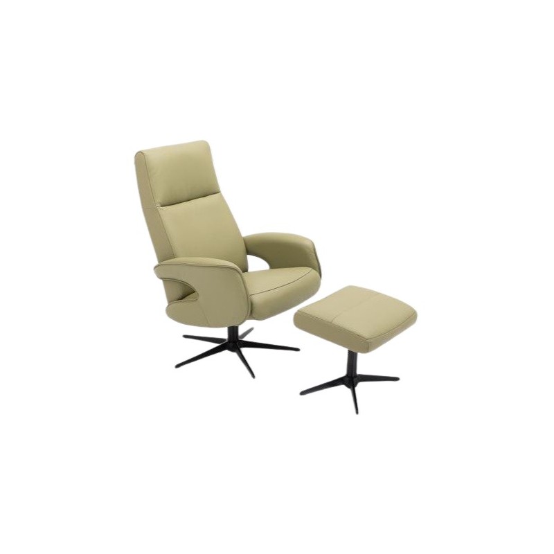 Hjort Knudsen Vala Lænestol i Semianilin Læder