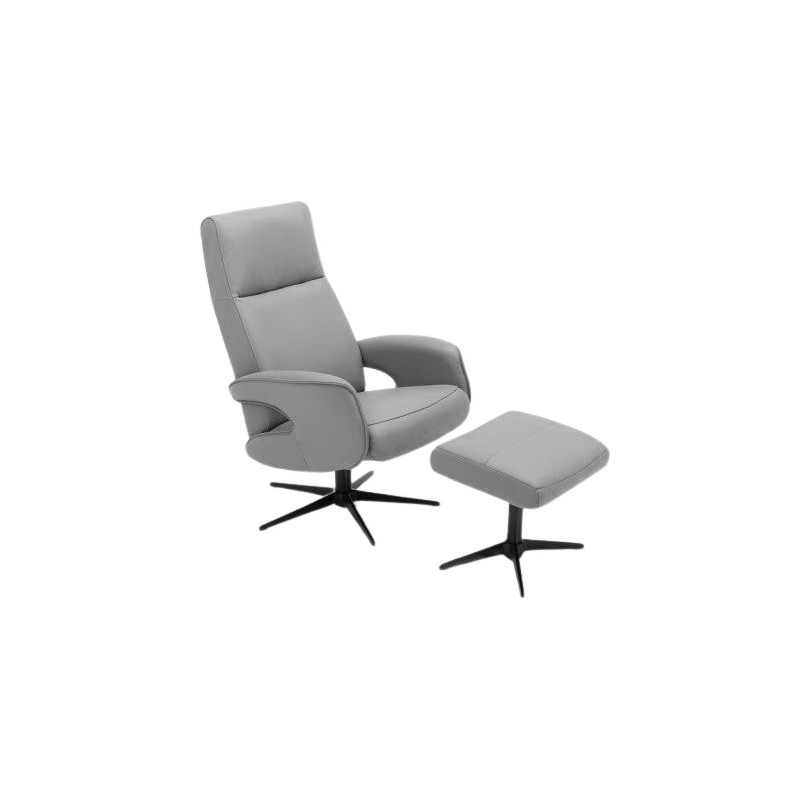 Hjort Knudsen Vala Lænestol i Semianilin Læder