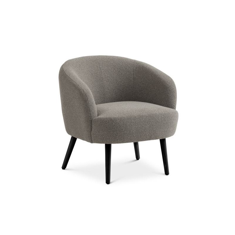 Conrad loungestol MUSHROOM Vista stof med sorte træben