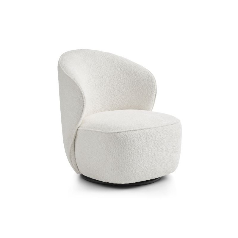 Theo loungestol hvid Anthology stof