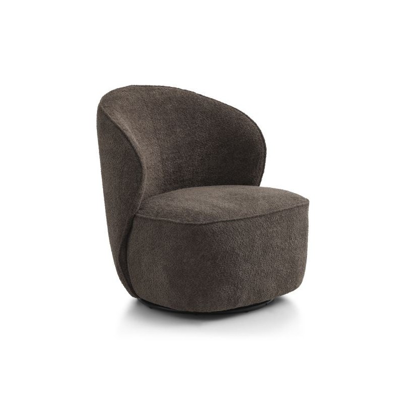 Theo loungestol Mocca stof