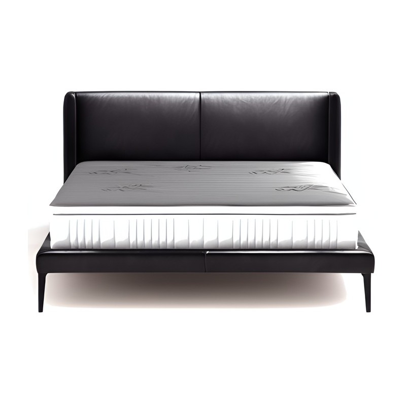 Ninna dobbeltseng Læder