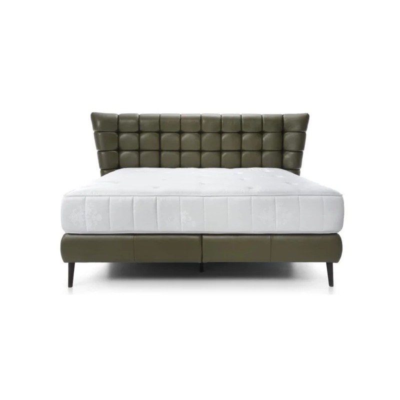 Bologna Dobbeltseng Læder