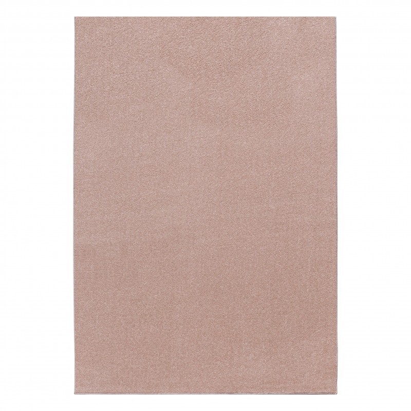 ATA Unicolor rosa kortluvet gulvtæppe, rektangulært, 160 x 230 / 200 x 290 cm - 160 x 230 cm