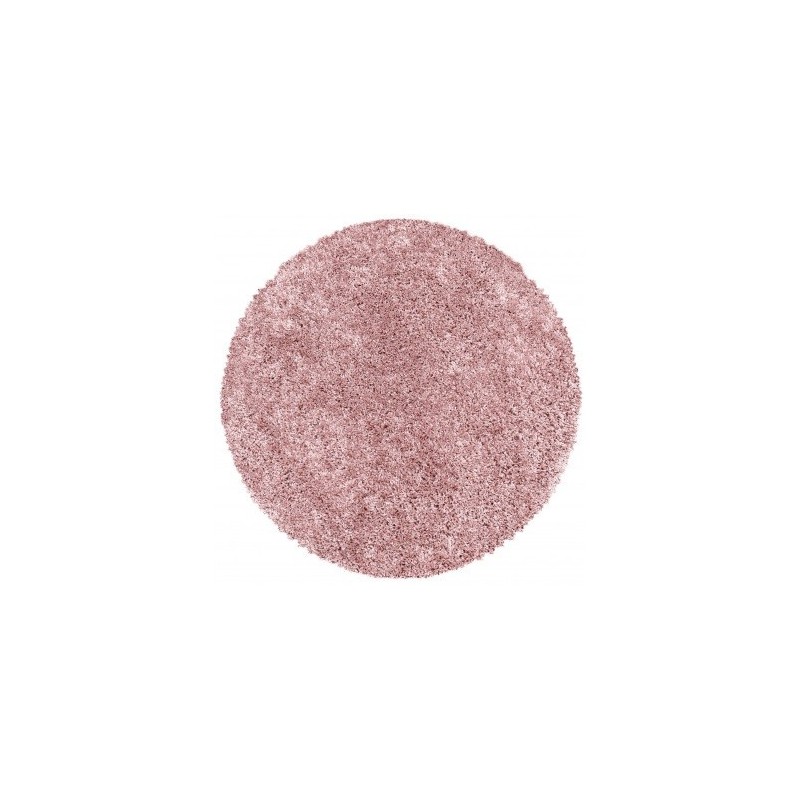 Sydney Rundt tæppe - Rosa - 120X120 cm (Rundt)