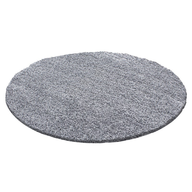 Life 1500 Rundt tæppe - Lysegrå - 200X200 cm (Rundt)