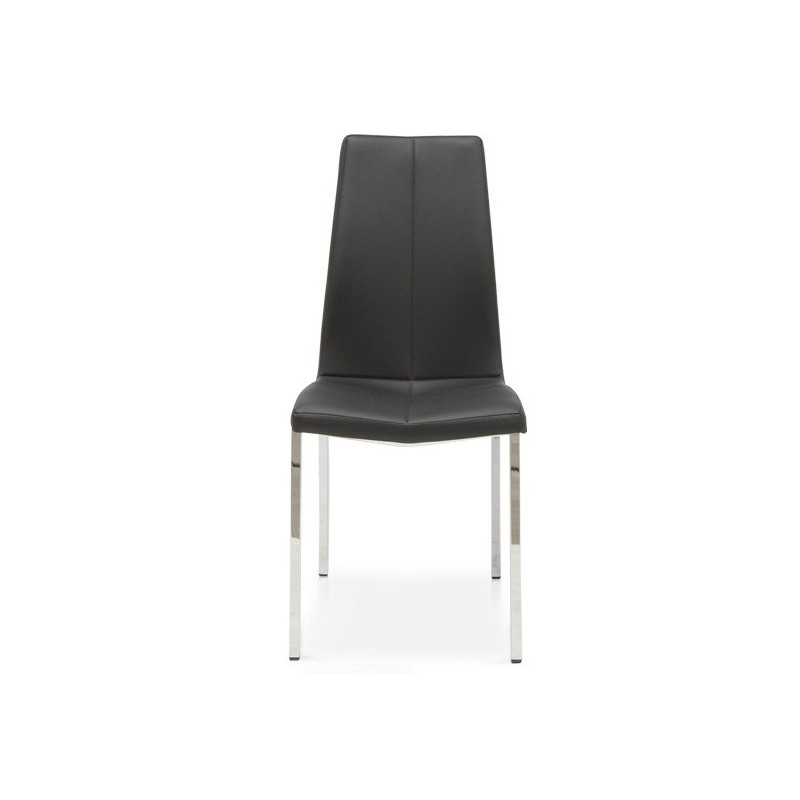 Stella spisebordsstol - Sort/Krom