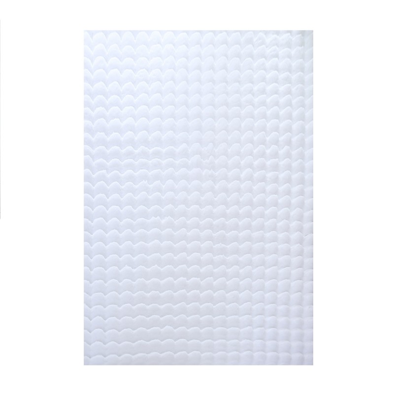 AMBIANCE Unicolor hvid vaskbart gulvtæppe rektangel - 120 x 170 cm