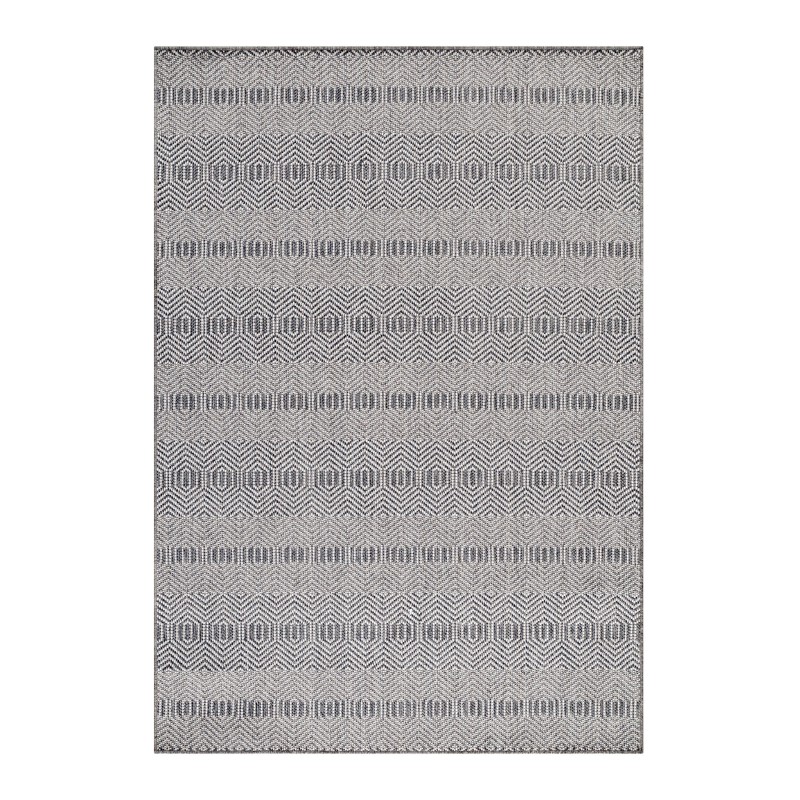 Aruba Udendørs tæppe Boho - Grå - 160x230 billede